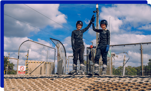 Children skiing at Alpine Snowsports Aldershot