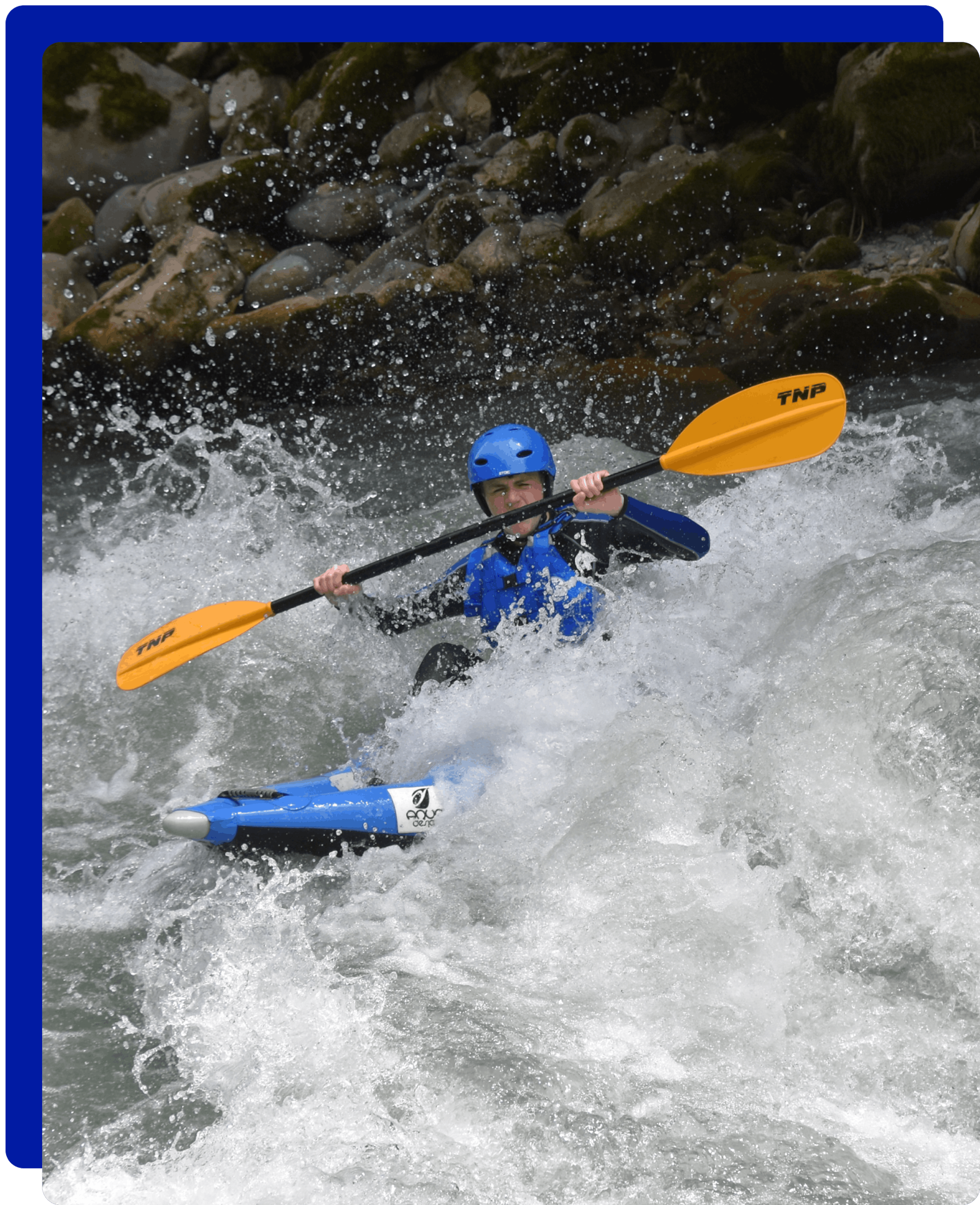 white water kayaking in France