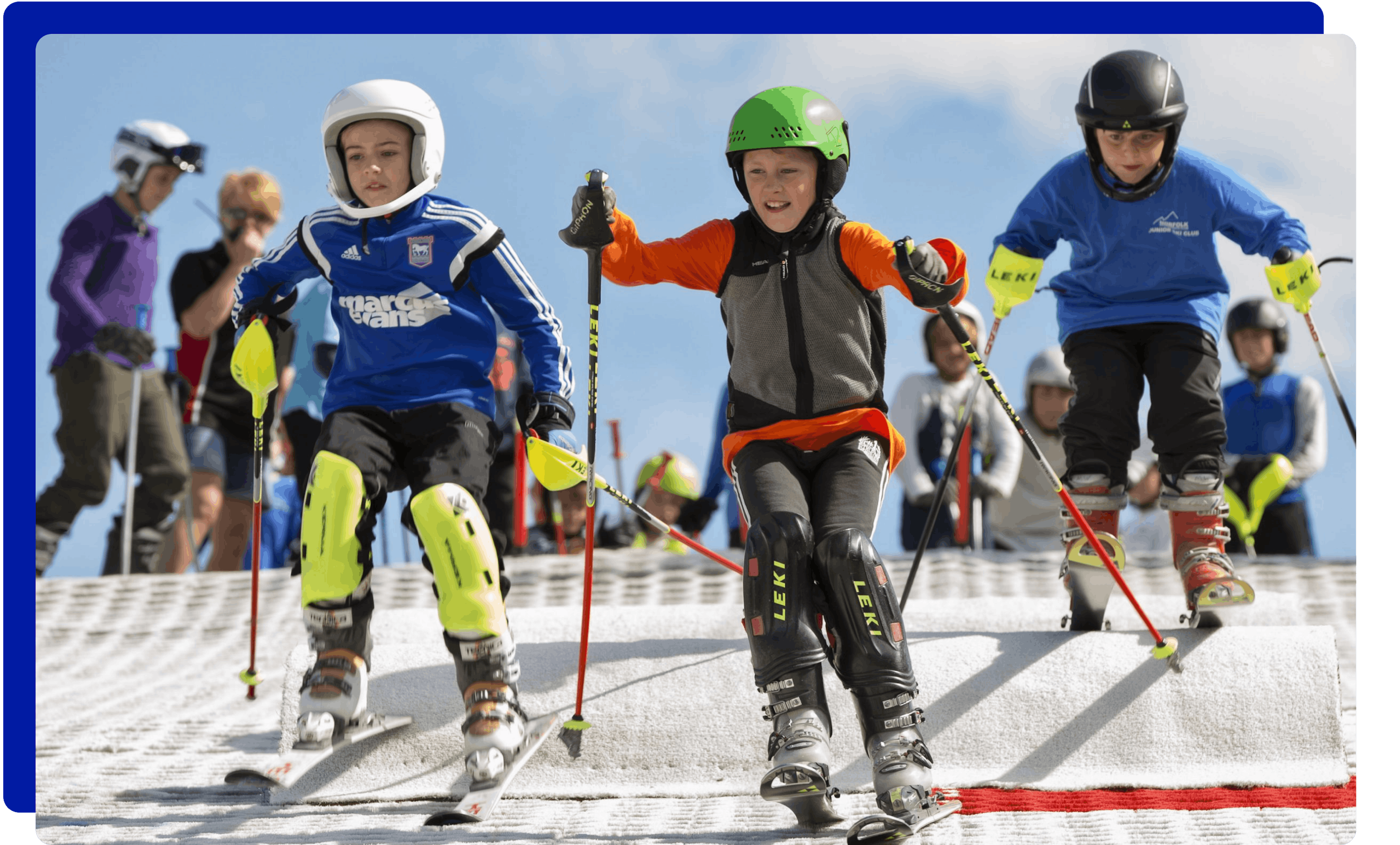 Children's skiing club at Norfolk Snowsports