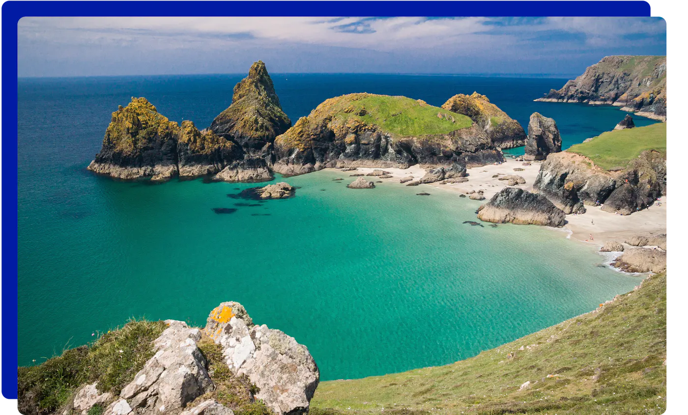 Cornish coastline