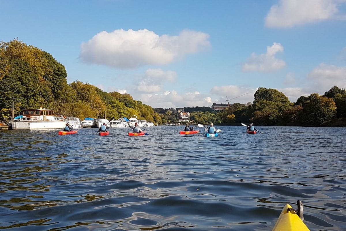 people kayaking in Richmond