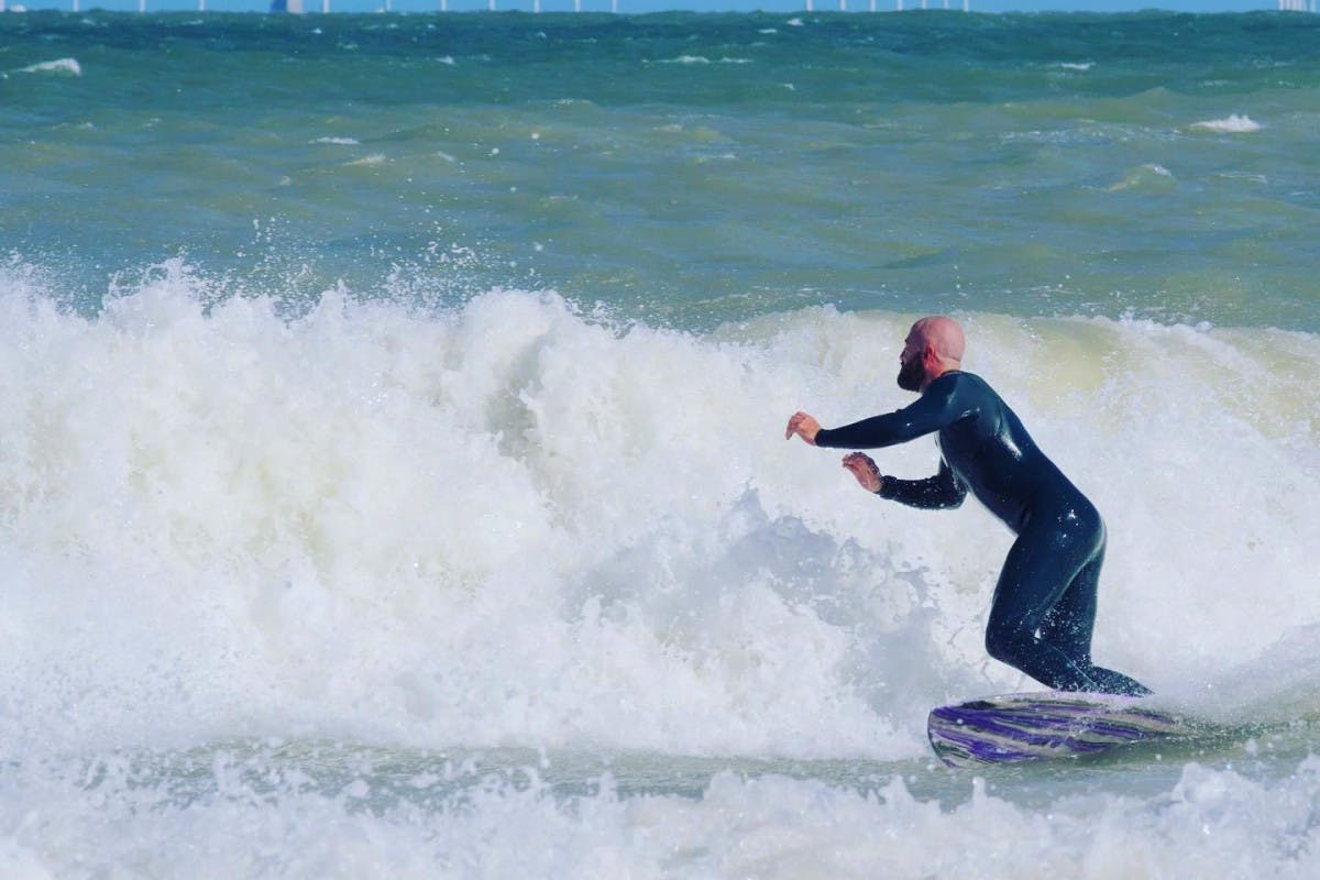 Book surfing now with Kent Surf School