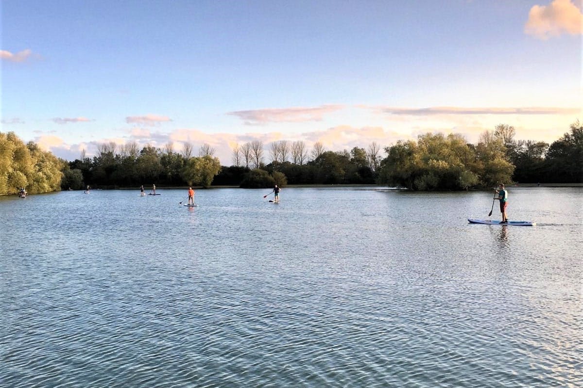 Trifarm lake SUP