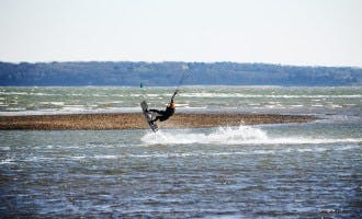 Book kitesurfing on the South Coast