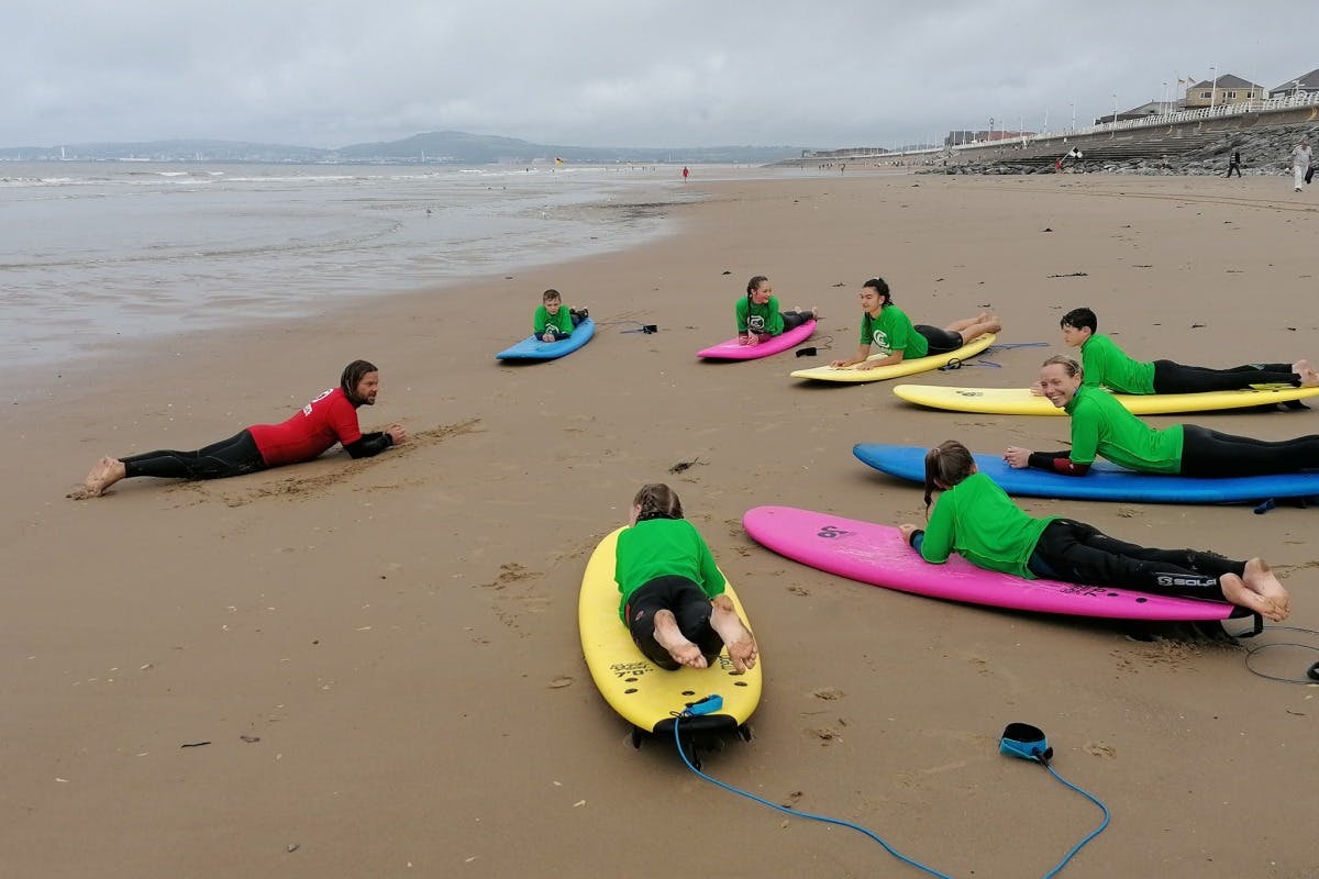 Surfing with Cressey's Surf Academy