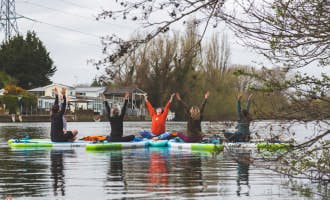 stand-up paddleboarding near london