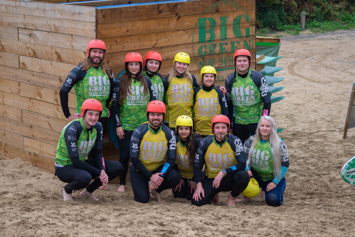 eola team stand-up paddleboarding