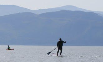 stand-up paddleboarding wales