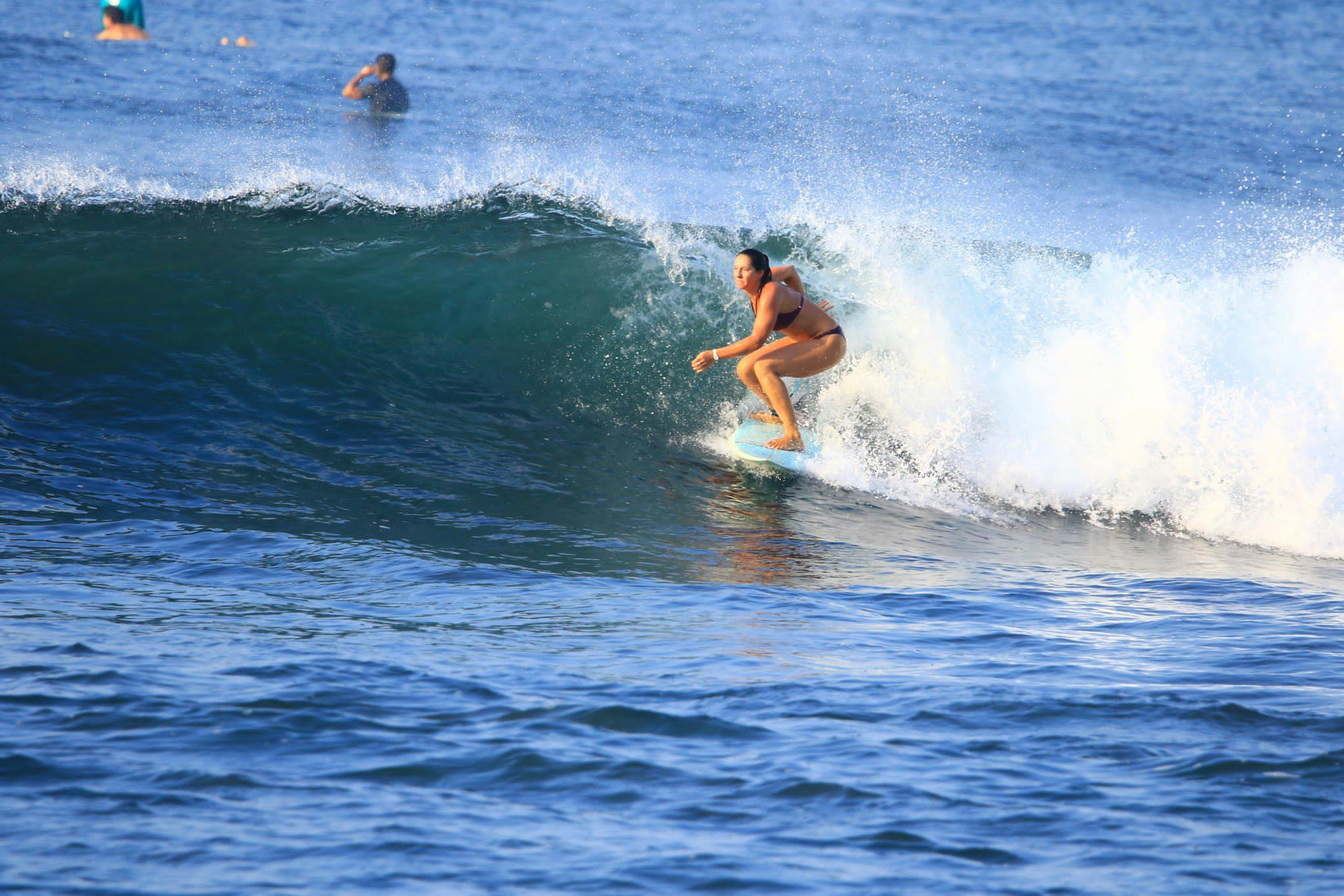 Surfing in Brighton, East Sussex