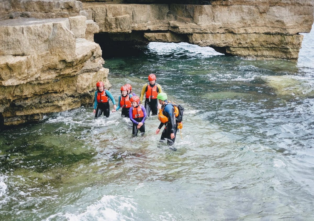 Coasteering in Isle of Portland