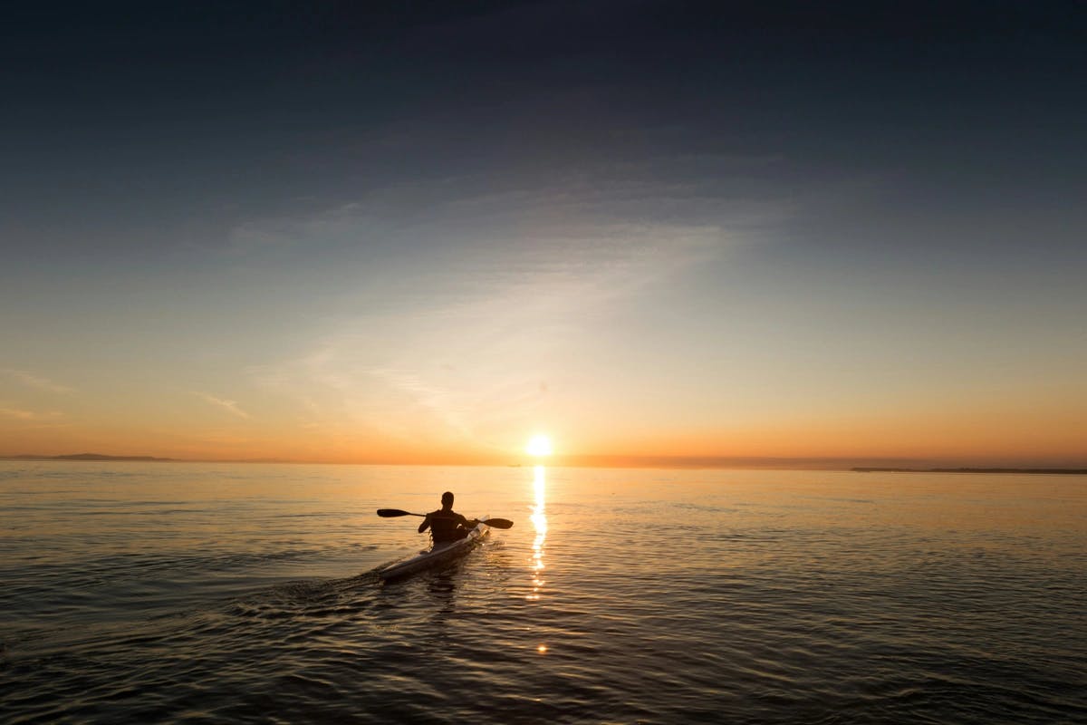 Evening paddle in Yorkshire