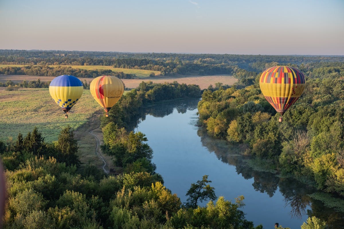 hot air balloon ride