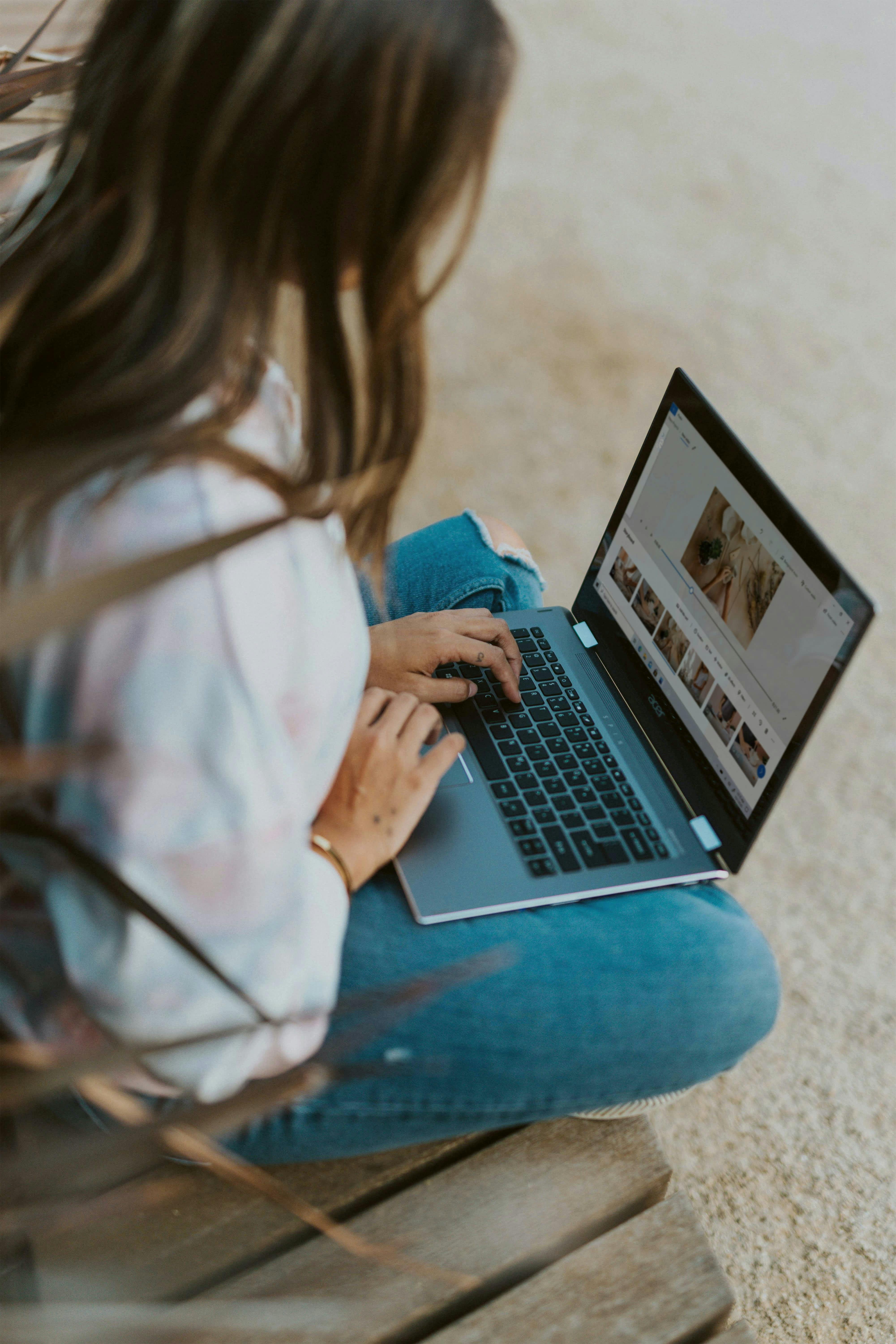 Woman on laptop