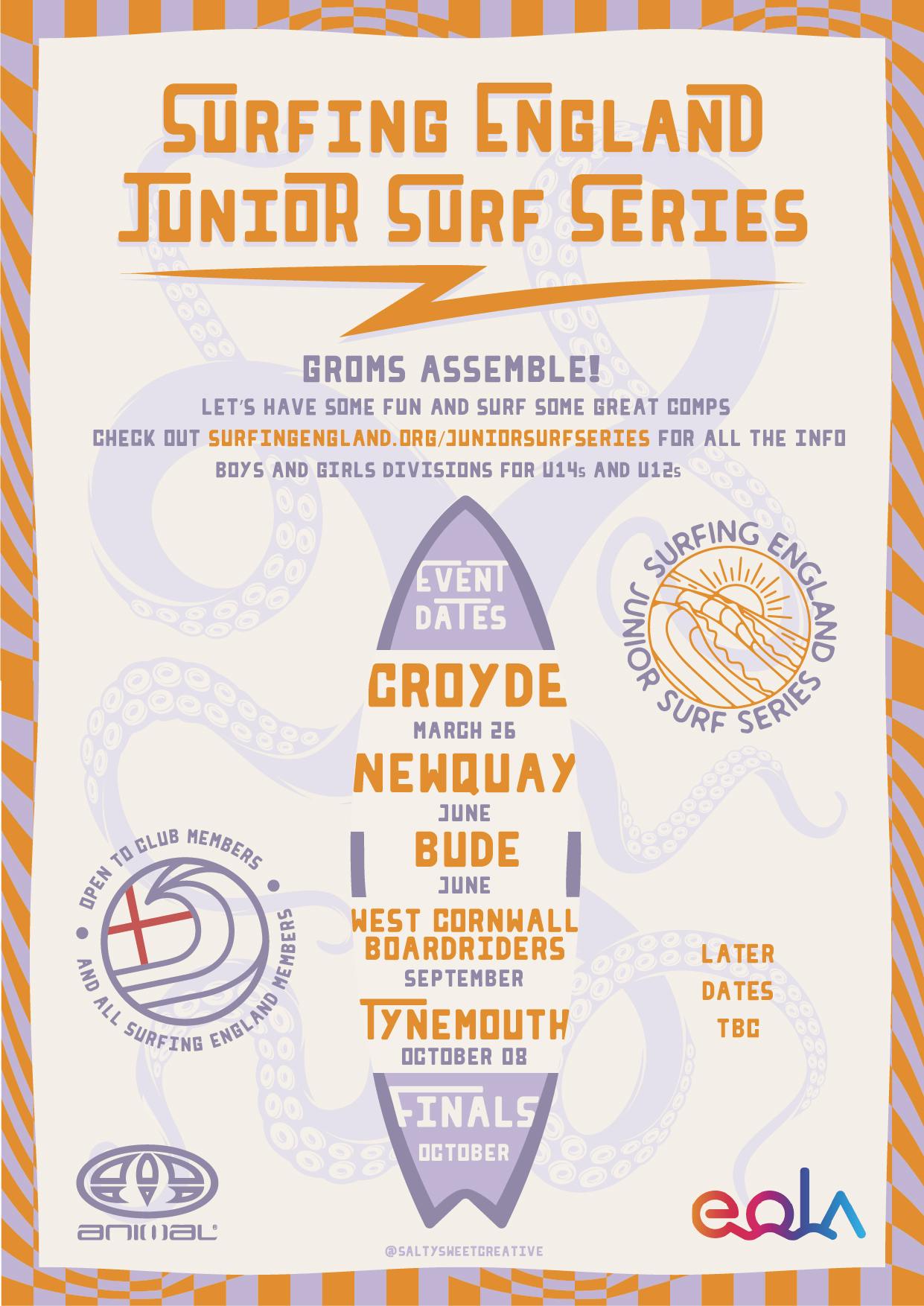 Surfing England JR Series poster