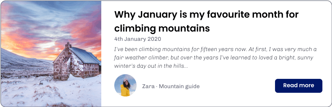 january mountaineering