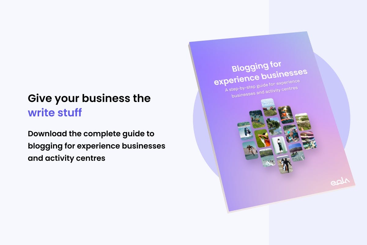 blogging guide for experience businesses