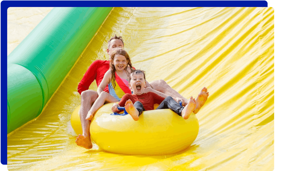 Family slip and slides in Dorset and Somerset