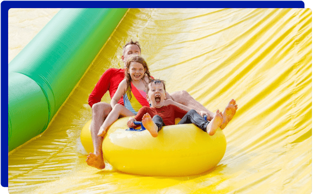 Family slip and slides in Dorset and Somerset