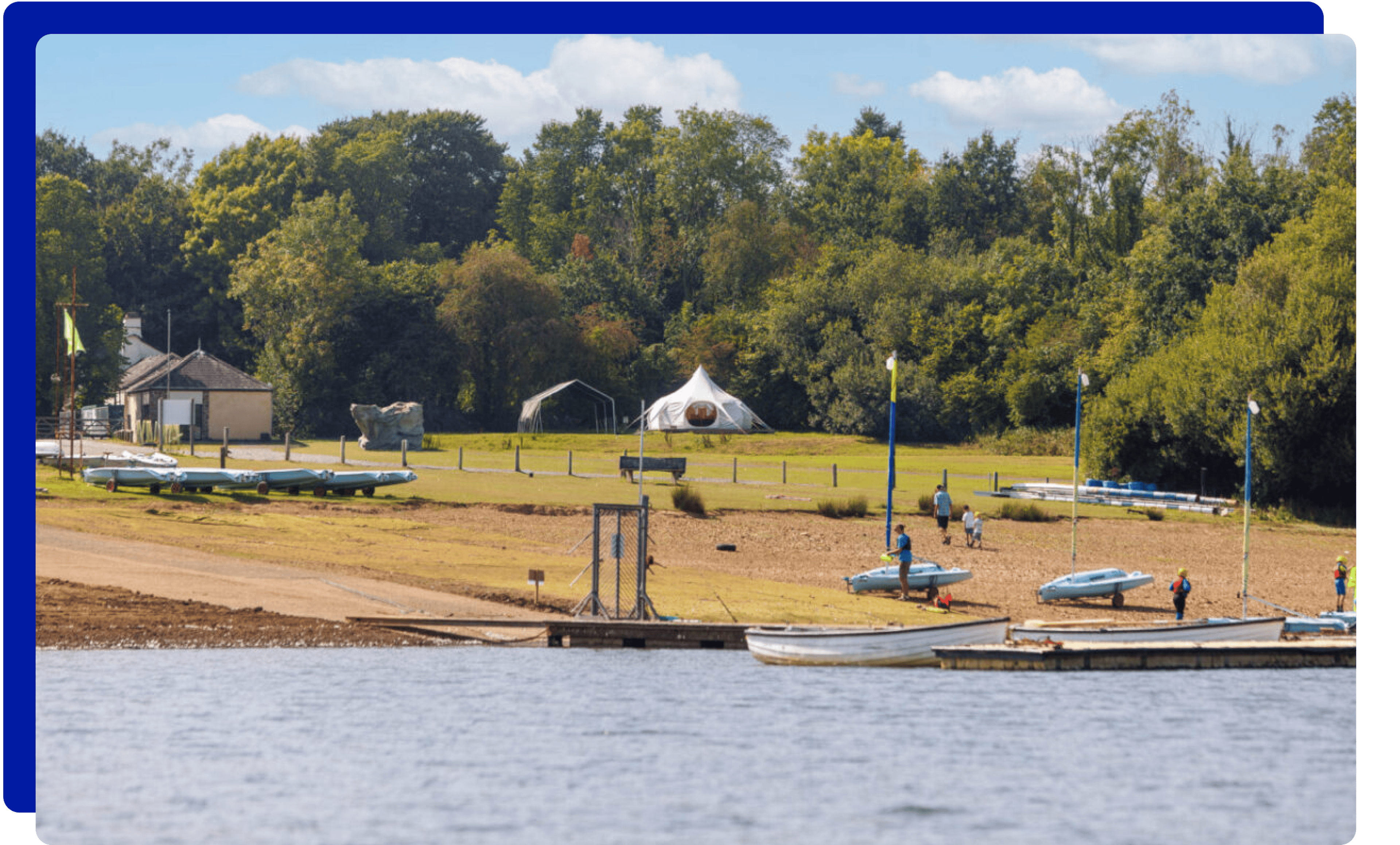 Camping, glamping and activities at Roadford Lake Activity Centre