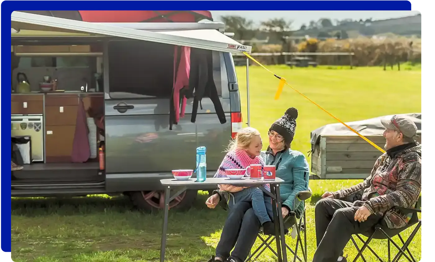 Camping at Stithians Lake