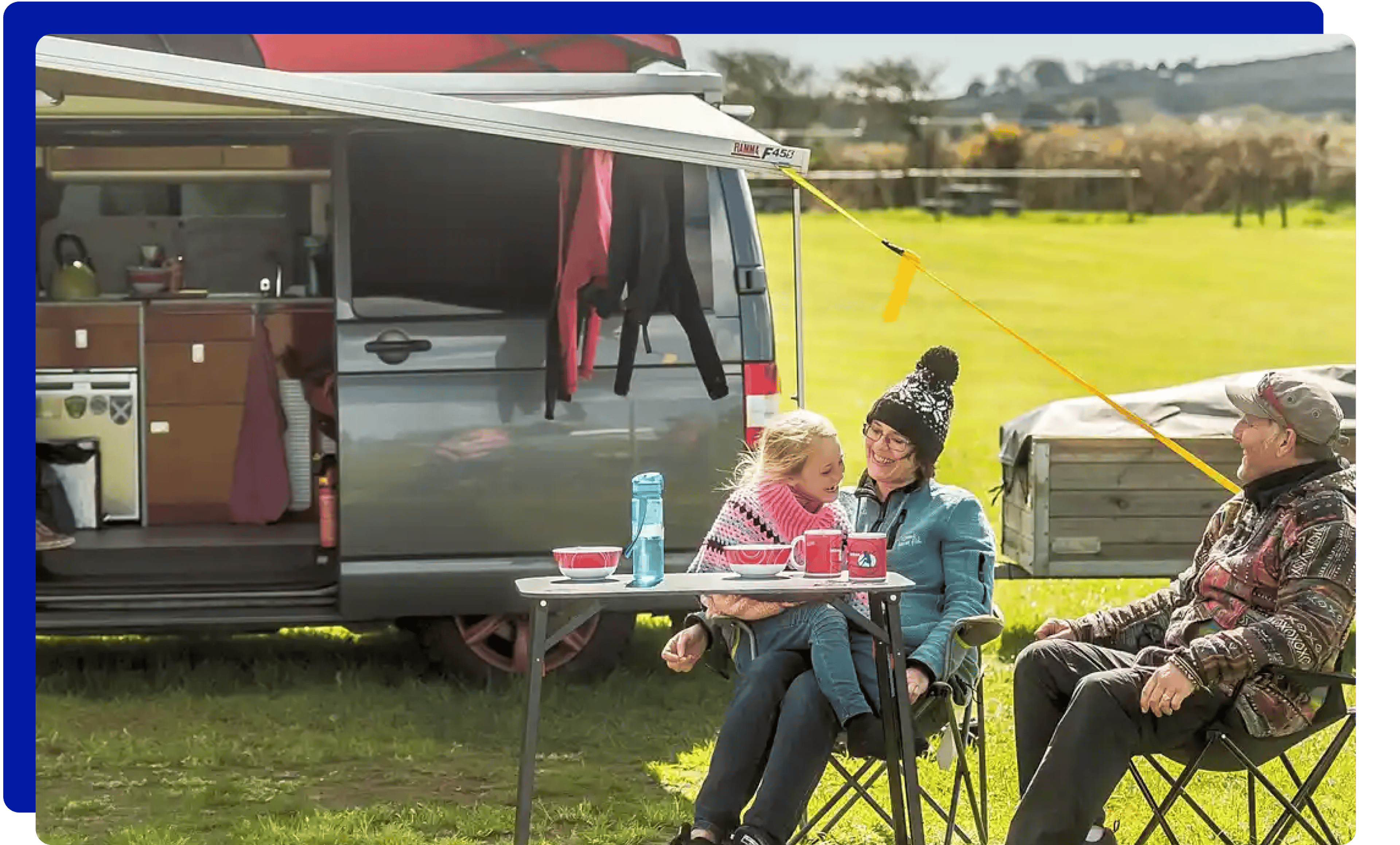 Camping at Stithians Lake