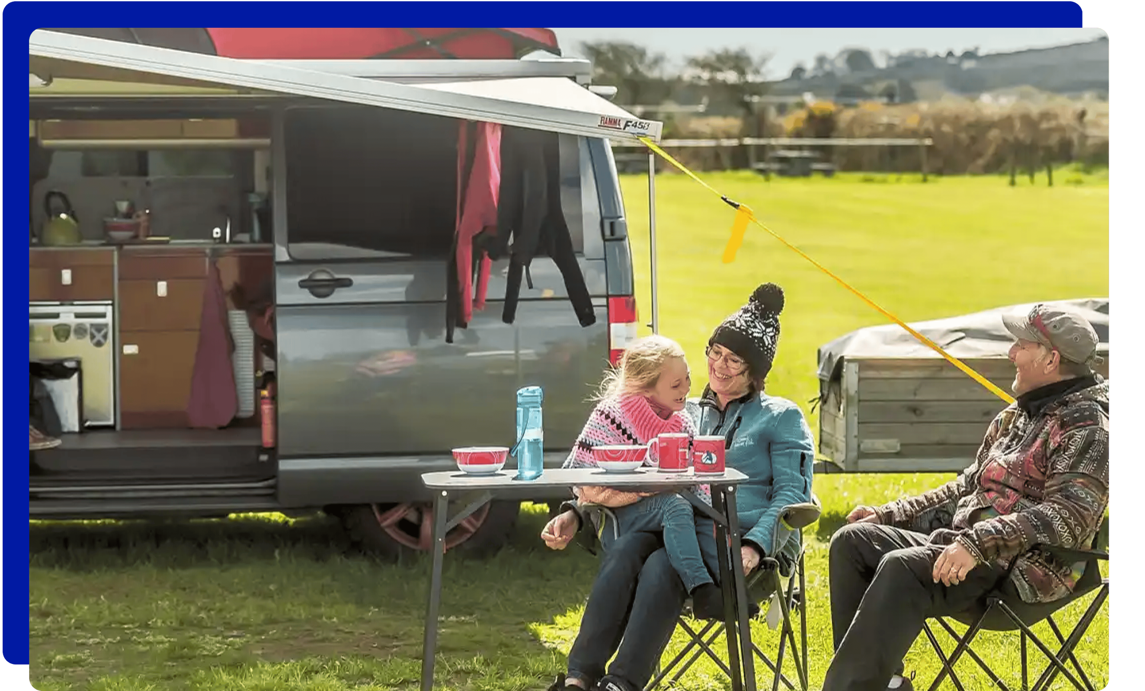 Camping at Stithians Lake