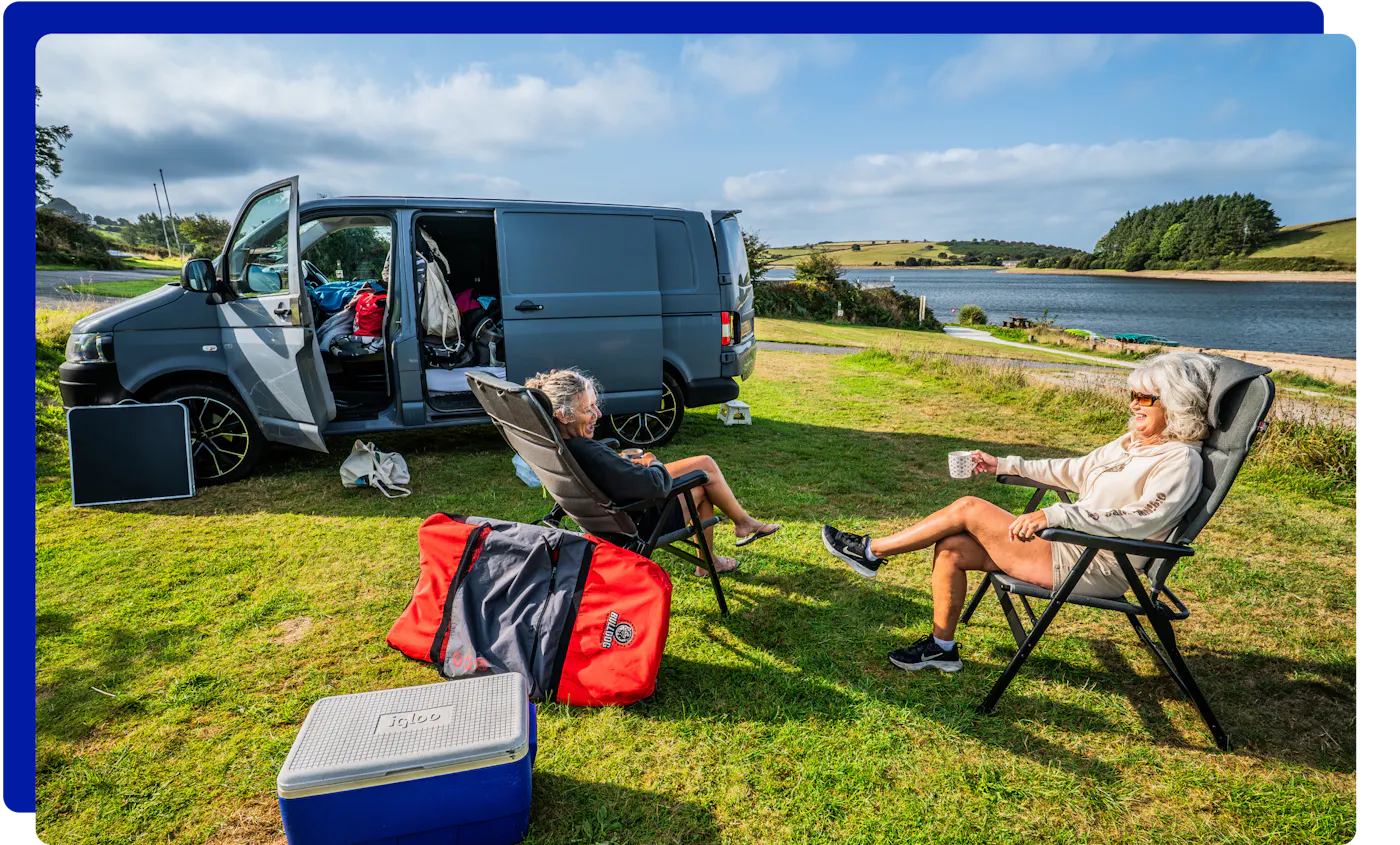 Camping at Siblyback Lake