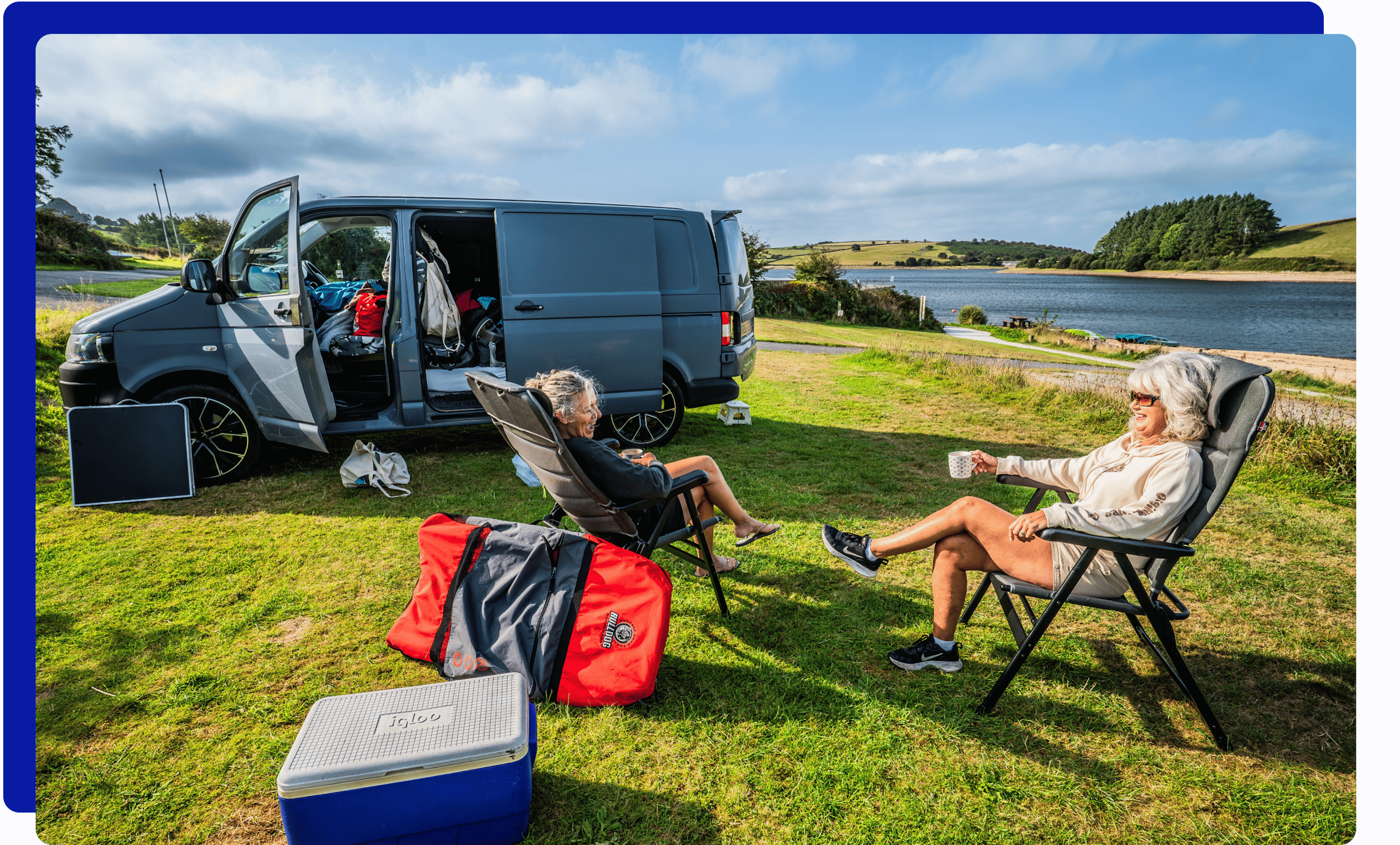 Camping at Siblyback Lake
