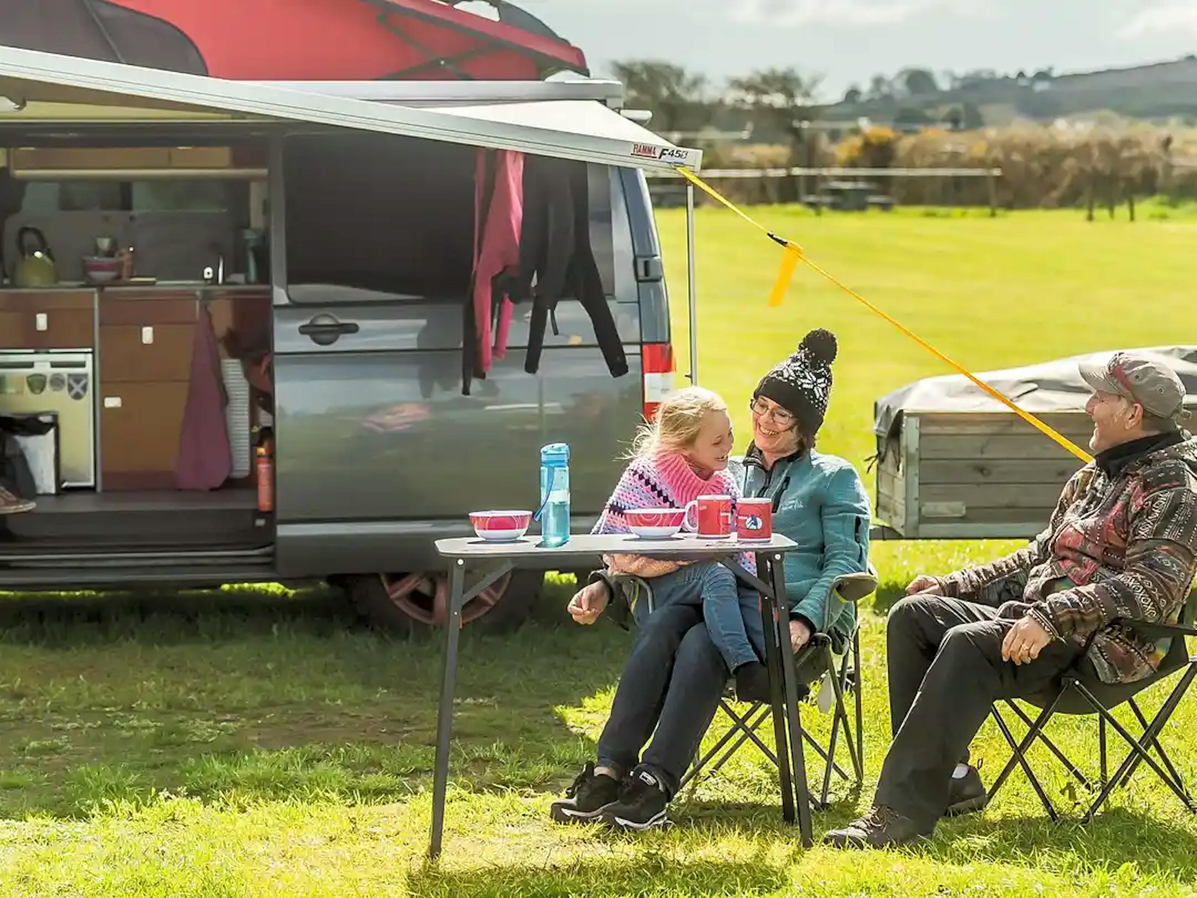 Camping and glamping at Stithians Lake