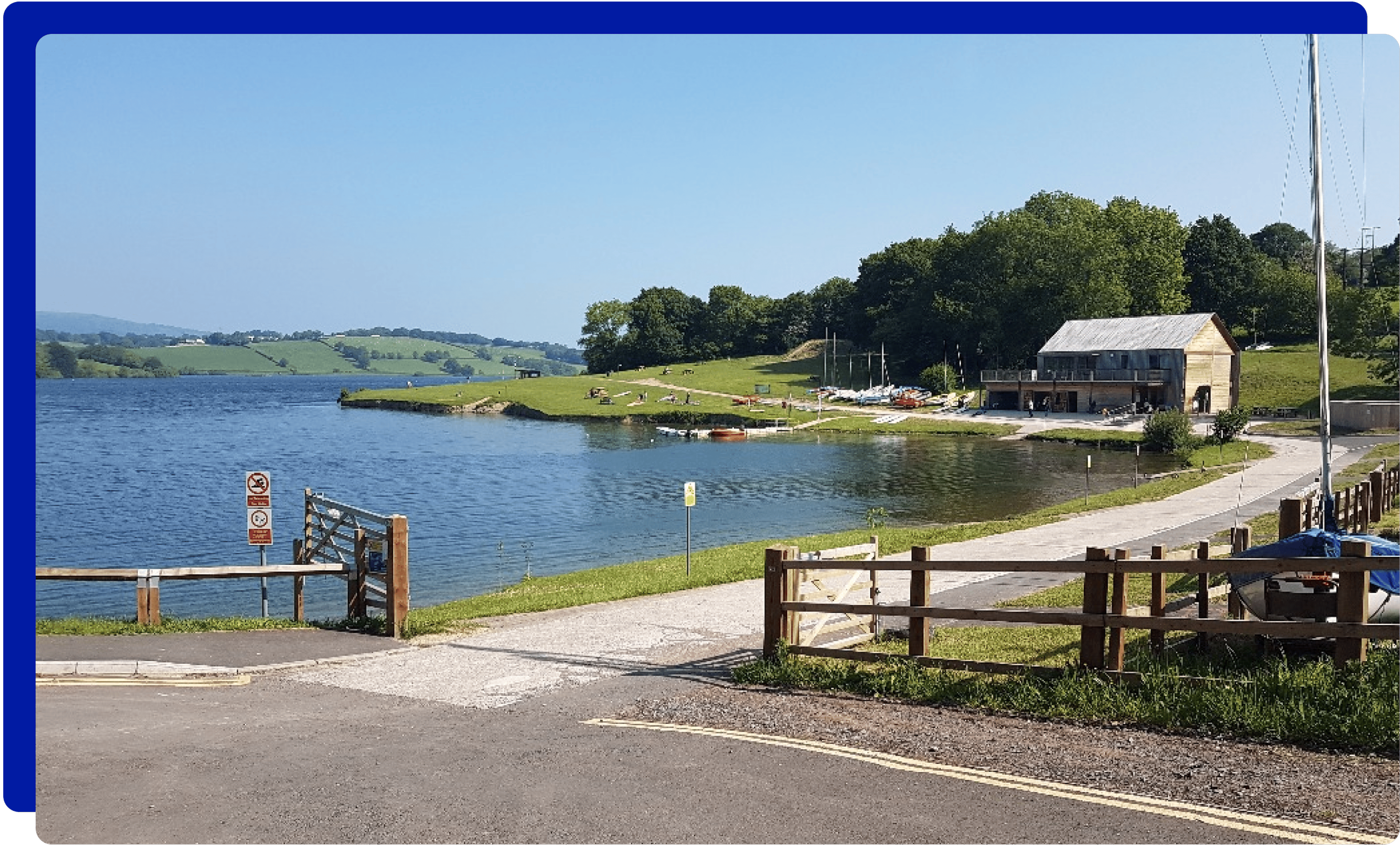 Watersports activities at Llandegfedd Lake