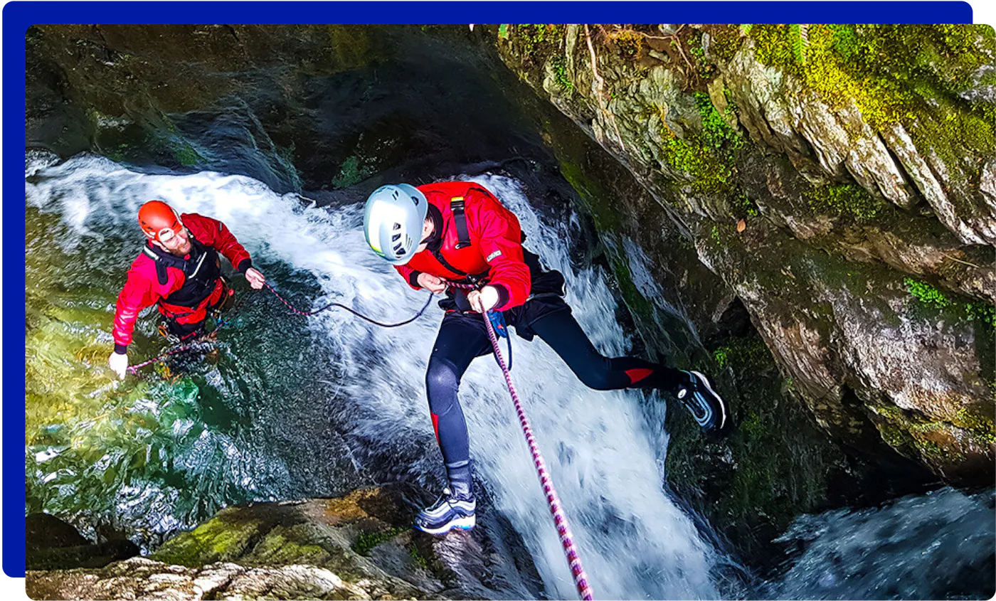 Gorge walking in Cardiff