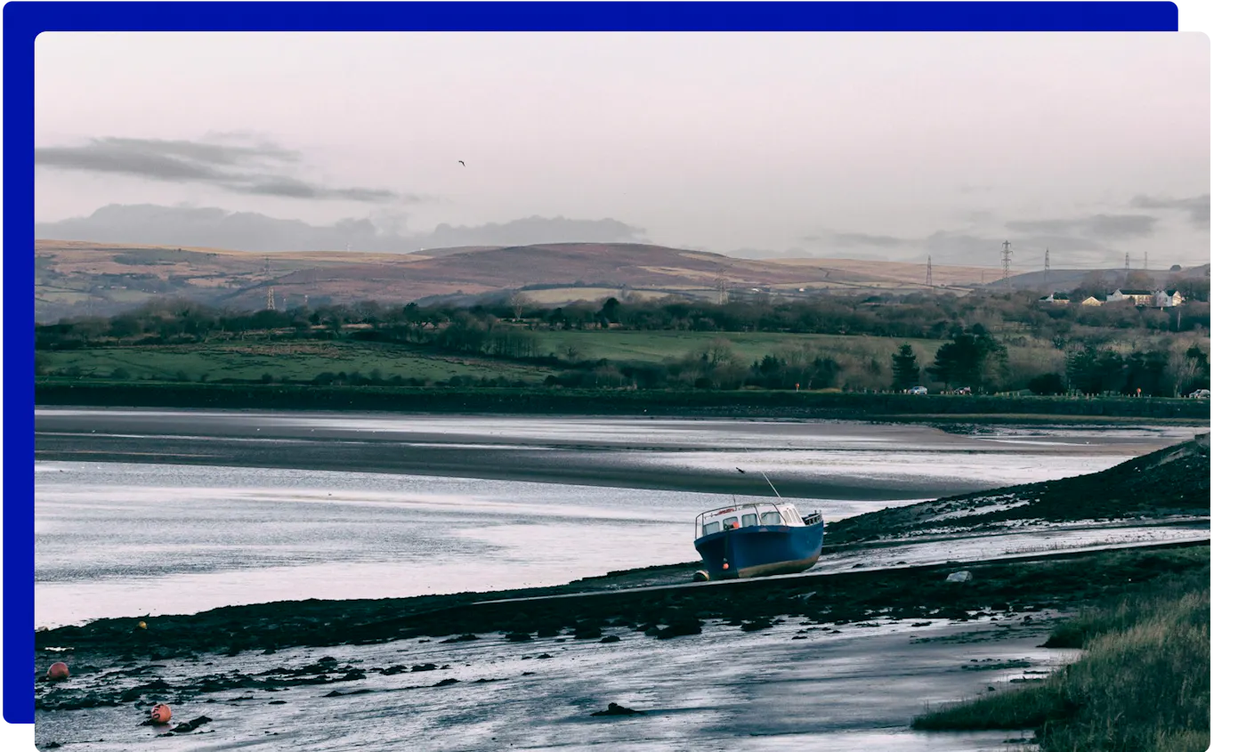 The Loughor estuary at Llanelli