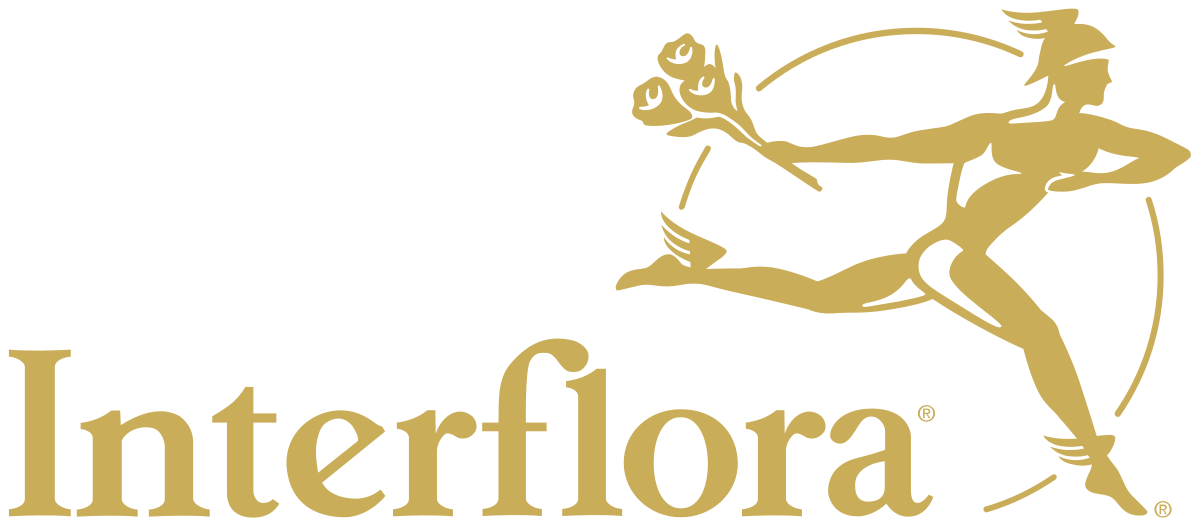 Logo groupe Interflora doré