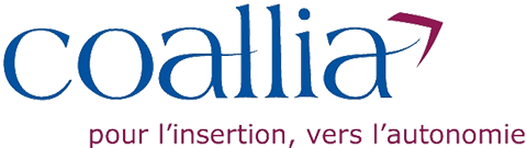 Logo Coallia bleu et rouge