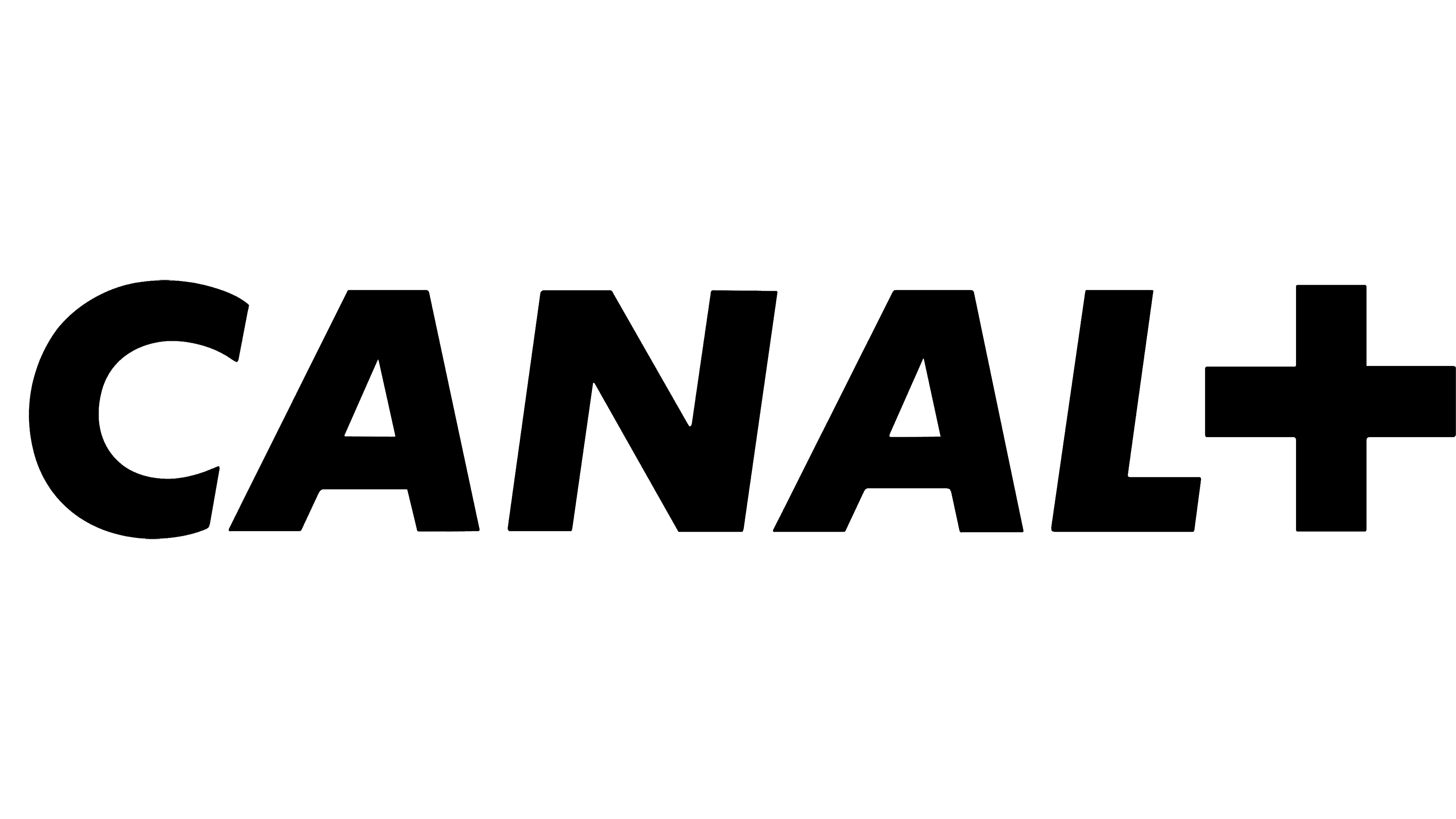 Logo Canal + Noir et blanc