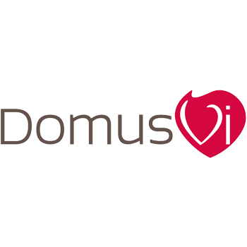 Logo Domusvi grise et rose