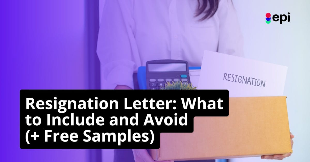 write resignation letter with free samples