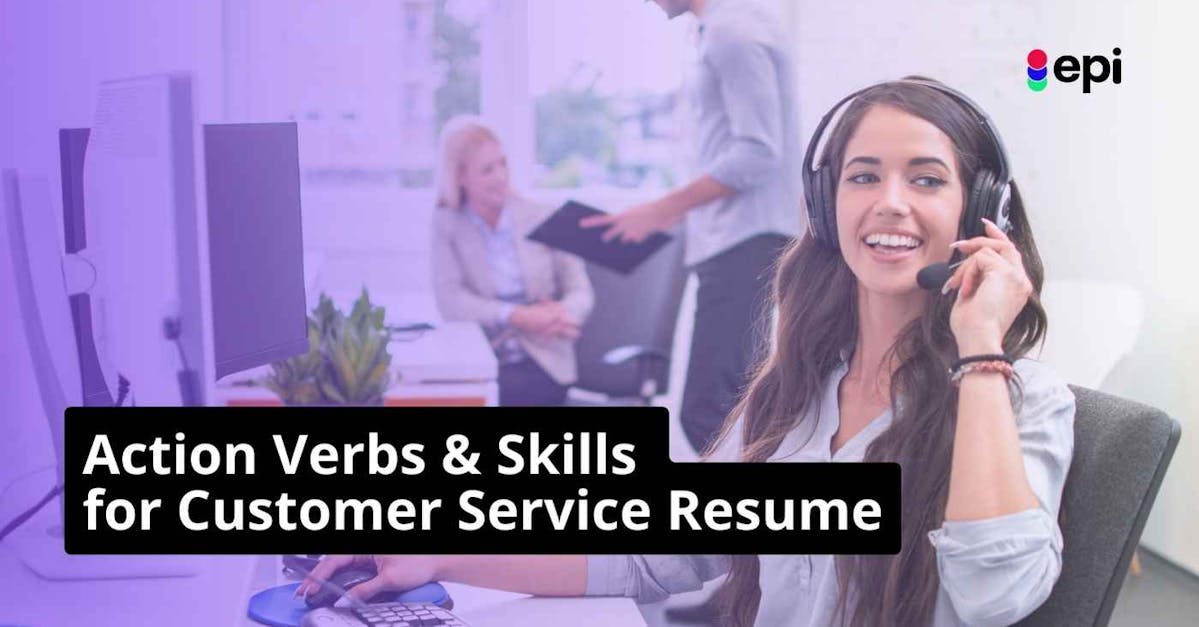 customer service action verbs and skills