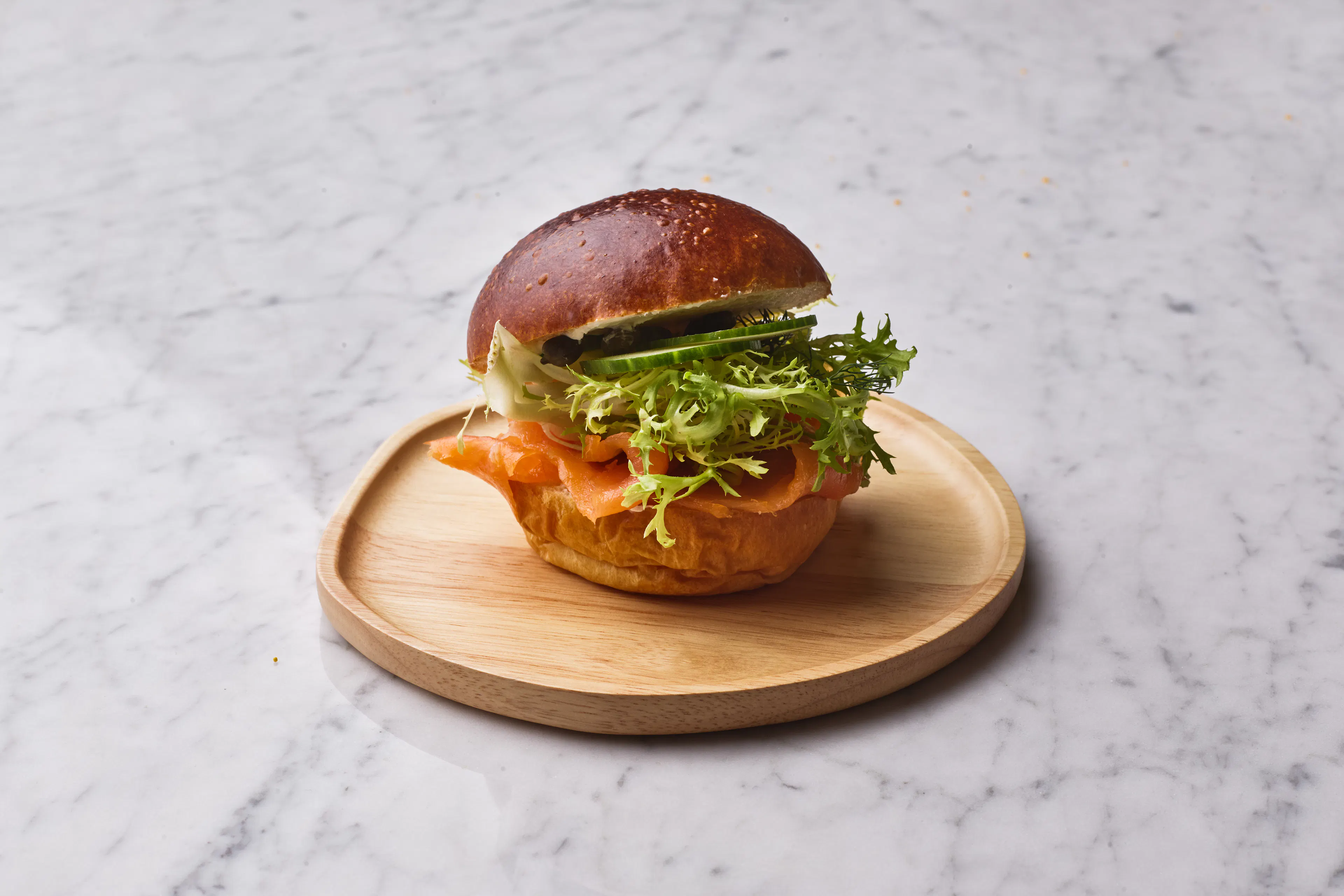 Smoked Salmon Sandwich at Épicerie Boulud