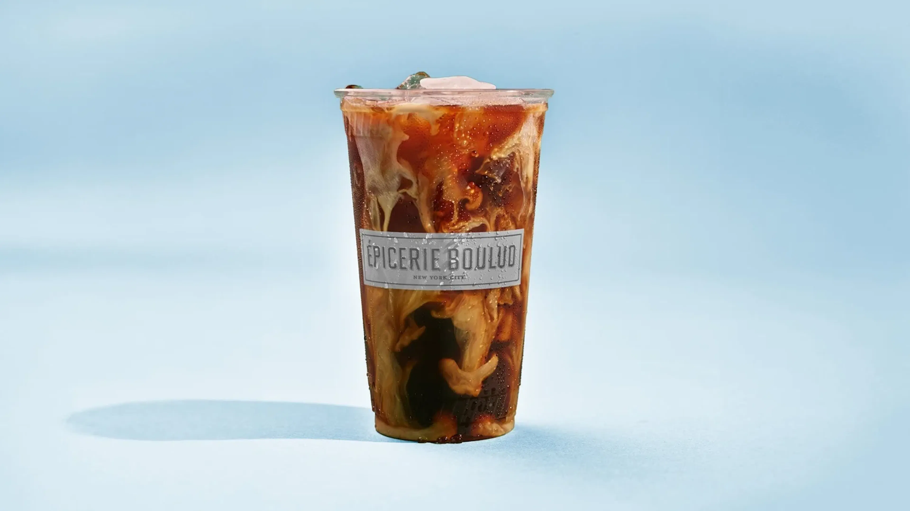 Iced coffee at Épicerie Boulud