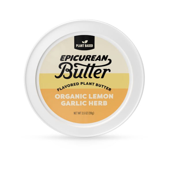 Organic Lemon Garlic Herb Plant Based Butter