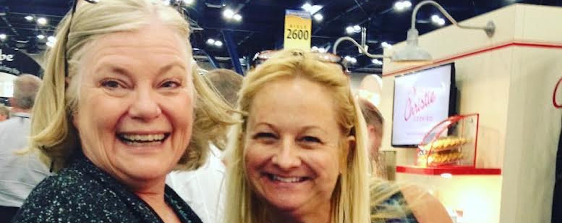 Janey from Epicurean Butter and Donna Berry from Daily Dose of Dairy at IDDBA.