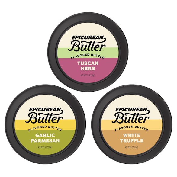 Epicurean Butter Pasta Flavored Butter Variety Pack, 3-Pack