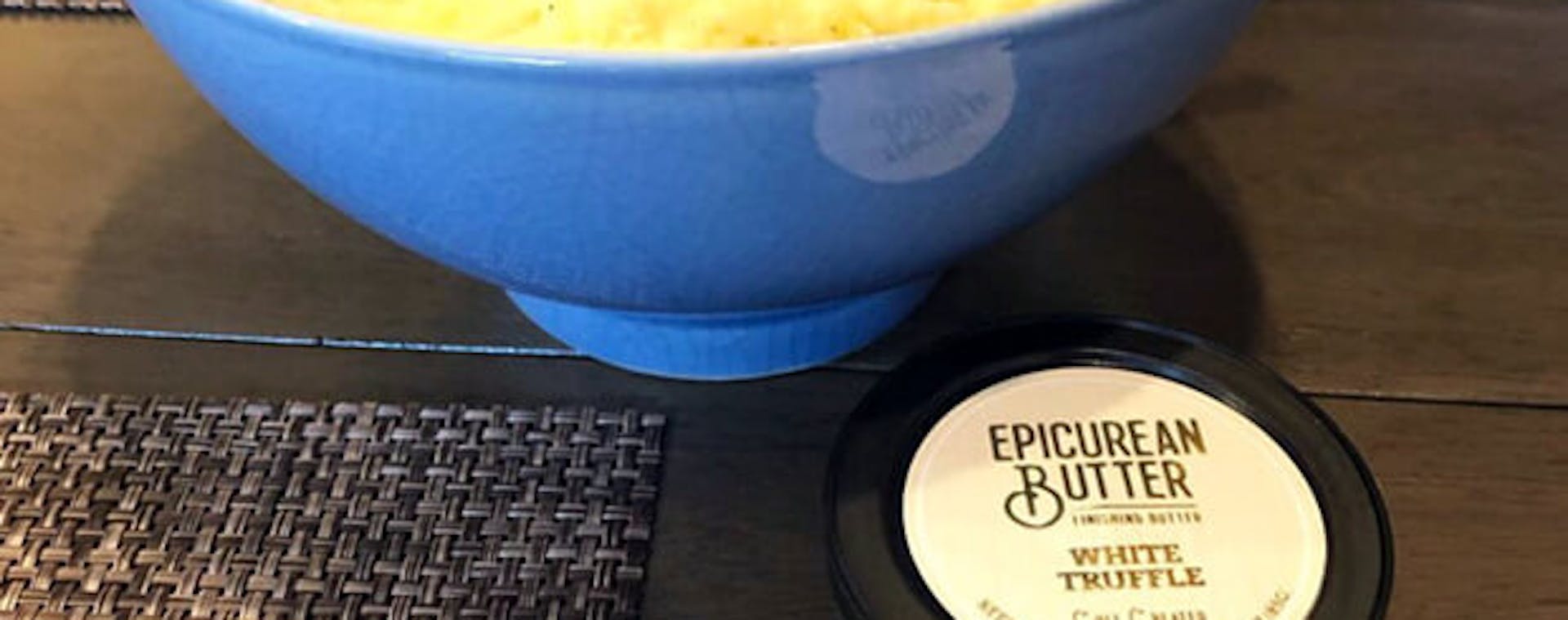 Mashed Potatoes with White Truffle Butter