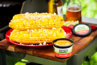 Street Corn with Epicurean Butter Chili Lime Flavored Butter
