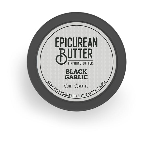 Black Garlic Butter top of tub view