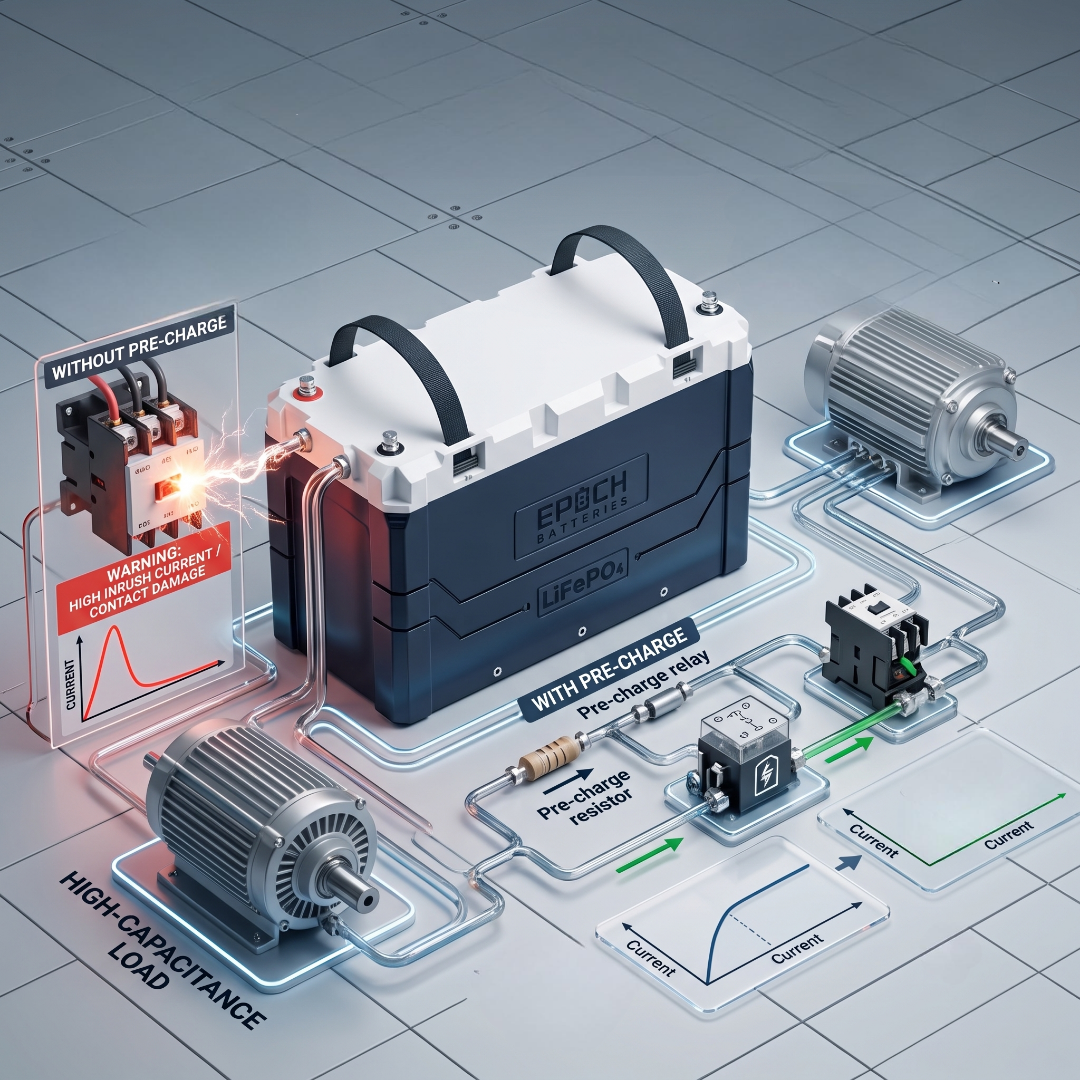 What Is a Pre-Charge Circuit? Lithium Battery Inrush Protection