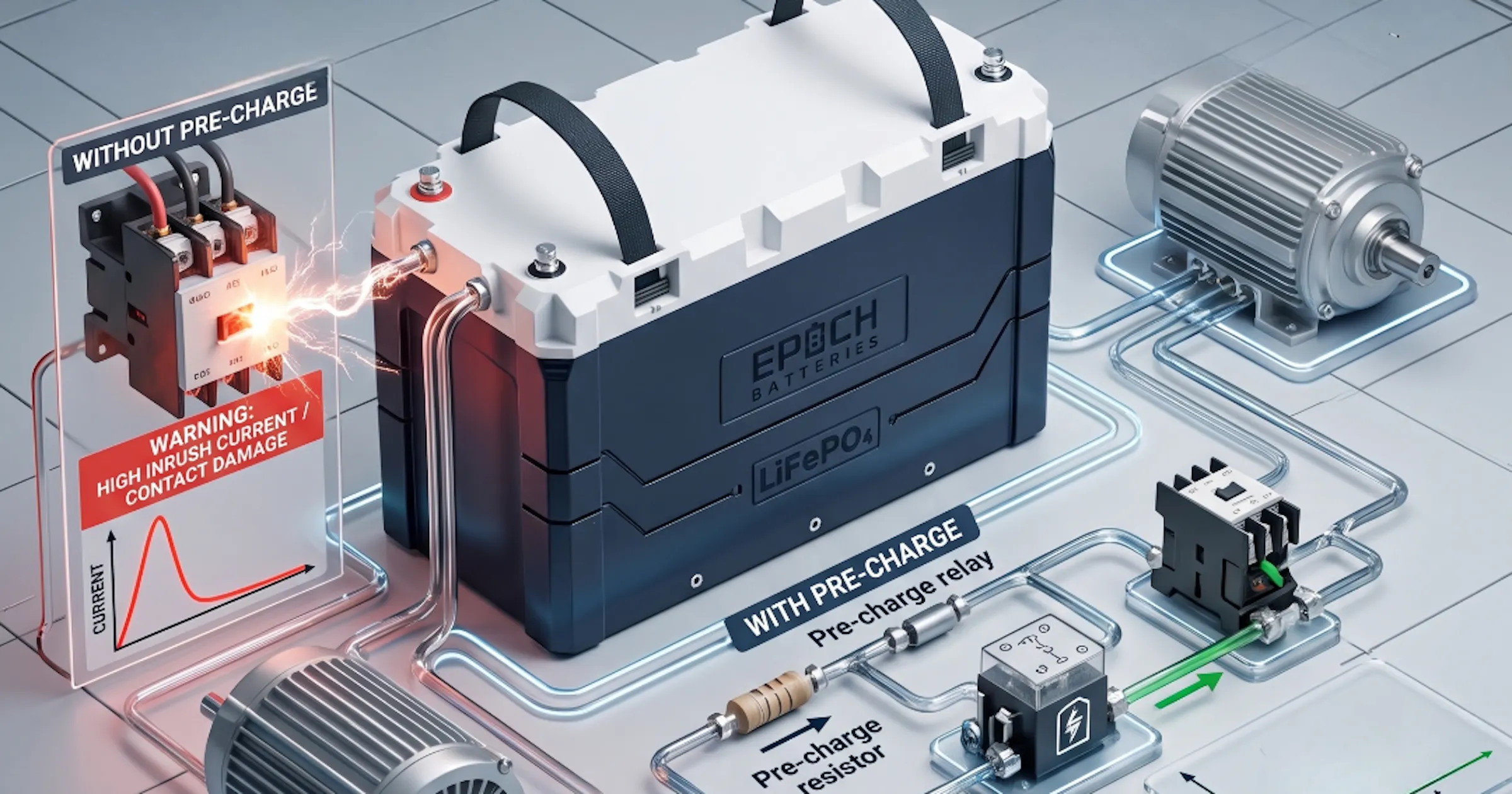 Pre Charge Module Inverter What Is a Pre-Charge Circuit? Lithium Battery Inrush Protection