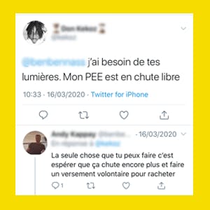 Témoignage Twitter épargne salariale et covid 19