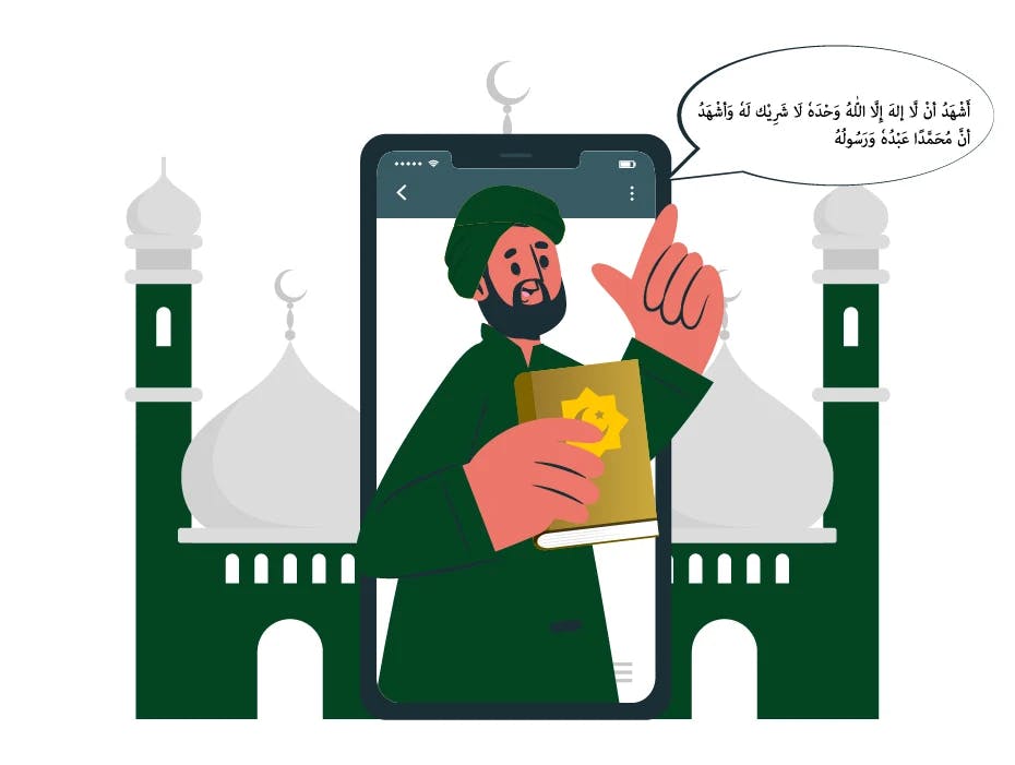 enroll in Shahada course to become muslim